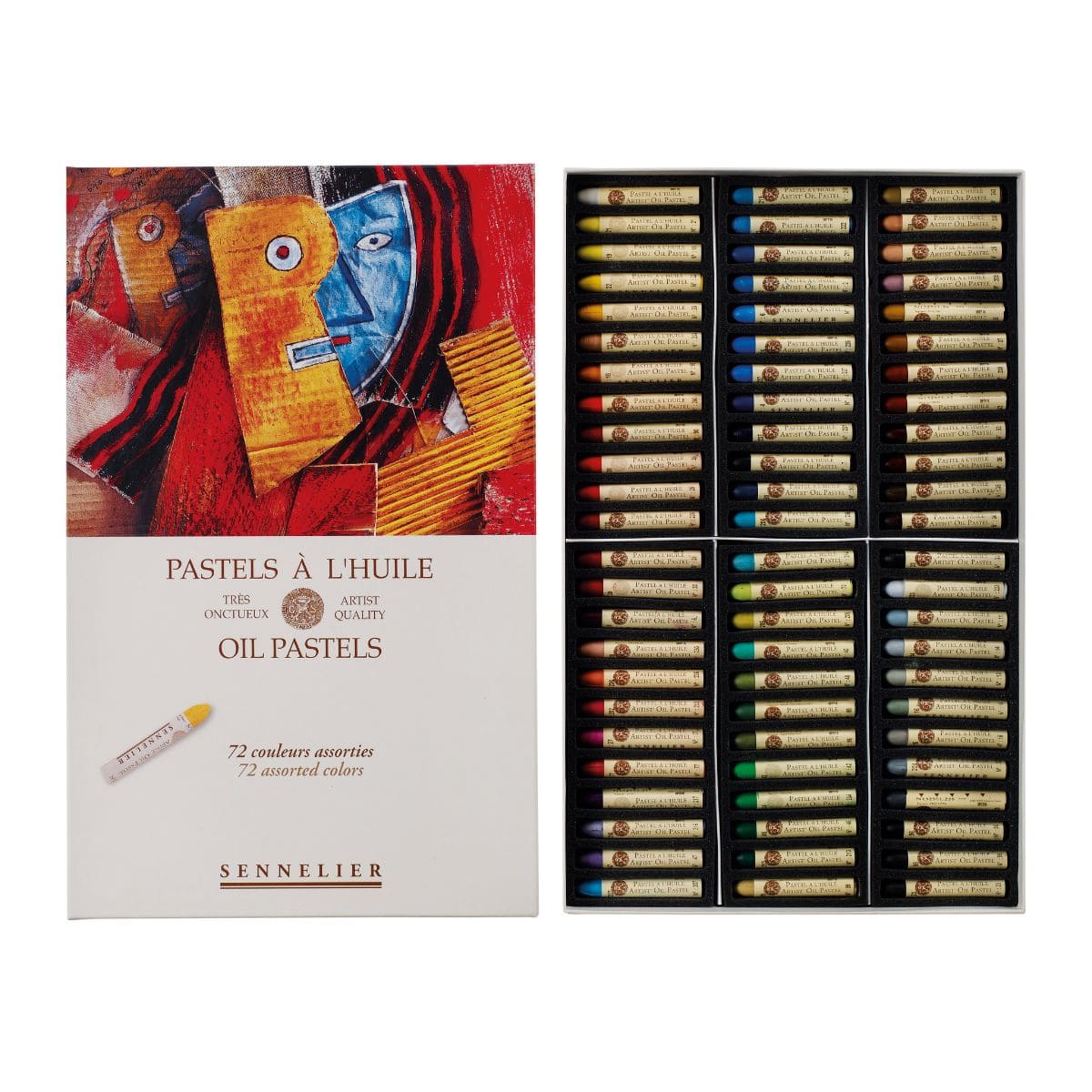 Pastel Oleoso Sennelier 72 Cores